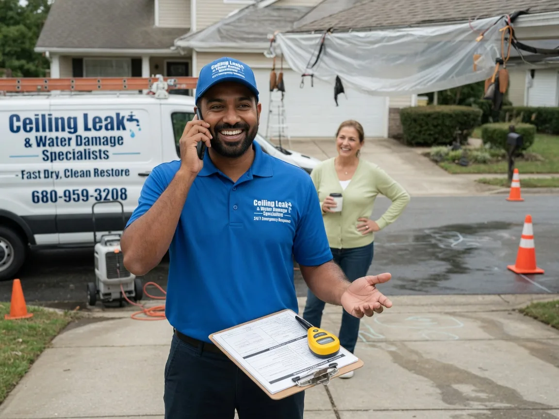 Ceiling Leak Cleanup Garden City, IA FAQs